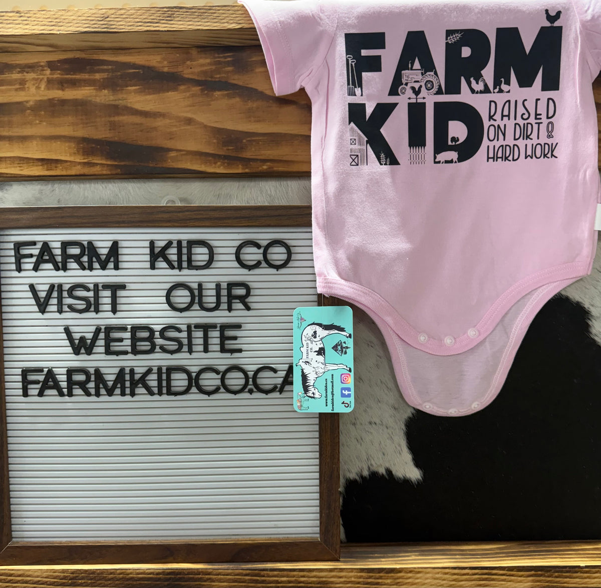 Farm Kid- Raised on dirt and Hard Work