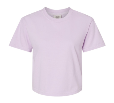 PICK A COMFORT COLOUR -CROP TOP