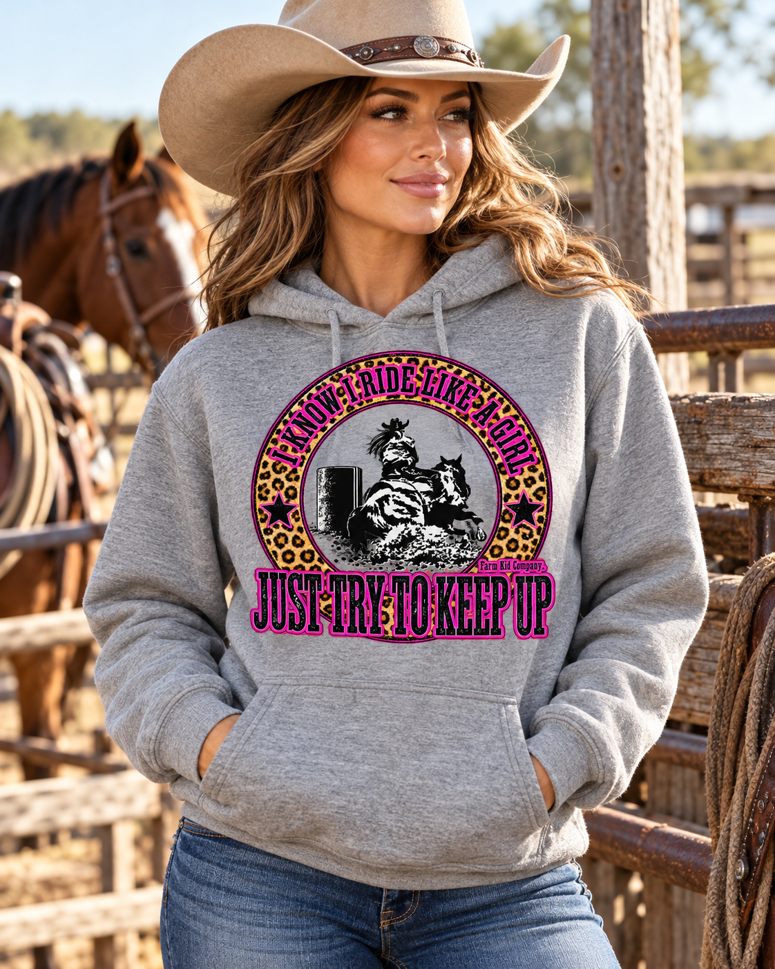 I Know I Ride Like a Girl, Just Try To Keep Up