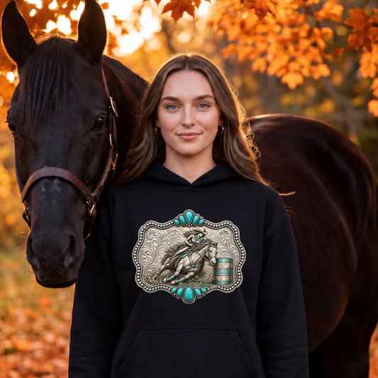 Barrel Racer Buckle Design