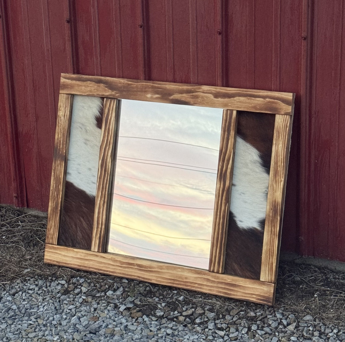 Genuine cowhide Mirrors-Made By US!