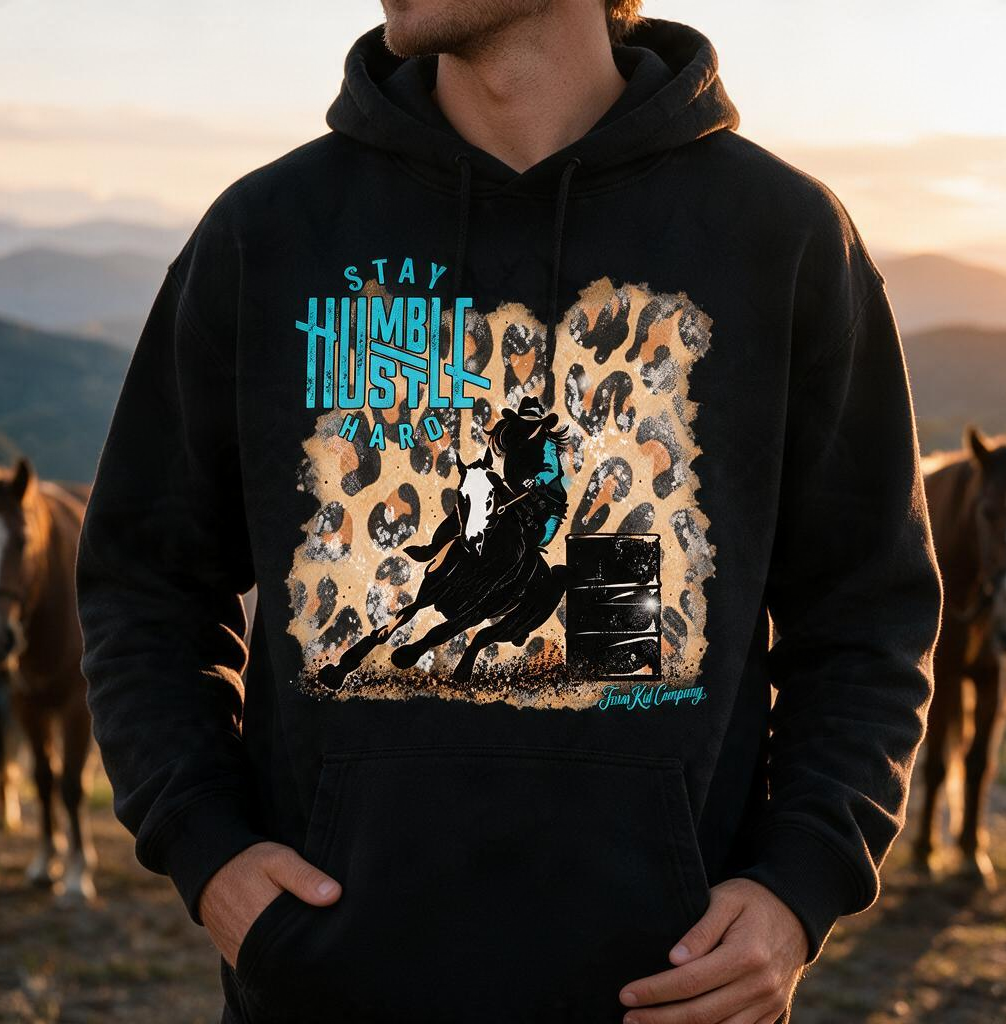 Stay Humble/ Hustle Hard - Barrel Racer